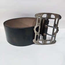 Vintage Extra Broad Y2K Fashion Leather Belt | Cowboys Design By Harry Fenton  picture