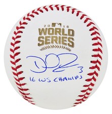 Cubs DAVID ROSS Signed 2016 World Series Baseball w/16 WS Champs - SCHWARTZ picture