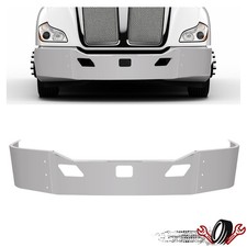 Chrome Front Bumper Assembly For Kenworth T680 2011-2022 1st Generation Steel picture