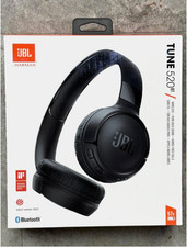 JBL Tune 520BT Wireless Bluetooth Headphones Pure Bass Black NEW Sealed picture