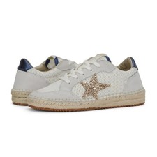 Vintage Havana Serene Espadrille Sneakers, Glitter Metallic Navy 8.5-NEW In Box picture