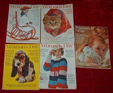 VINTAGE Magazines Woman's Day Lot of 5 1960's Great Vintage Fashion & Ads picture