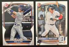 2023 Bowman Draft Max Clark BD76 ROOKIE CARD RC BD48 Detroit Tigers MLB DEBUT picture