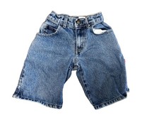GUESS? Boys Bootcut Jeans Size 4 Blue Denim Cotton Medium Wash Button picture