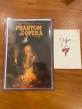 Phantom of the Opera #1 DAN Quintana with SIGNED and stamped post card picture