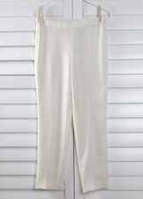 THEORY NWT $295 Basic Pull On Dress Pants in Rice Classic Crepe Size 0 picture