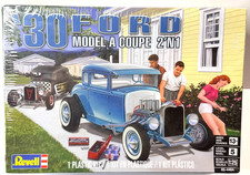 Revell 1:25 1930 Ford Model A 5 Window Coupe 2'n1 Sealed Boxed Model Kit NEW picture