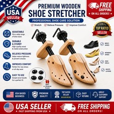 2-Way Wooden Adjustable Shoe Stretcher Expander Men Women Boot Size US 5-13 picture