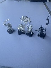 Warhammer Tomb Kings Characters x4 Tomb King Liche Priest Standard Bearer GW OOP picture