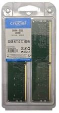 NEW Crucial 32GB (2 x 16GB) DDR4-3200 DIMM Desktop Memory Kit CT2K16G4DFRA32A picture