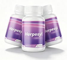 3 Pack - Herpesyl Pills Capsules Supplement Tablets Purple Bottle picture