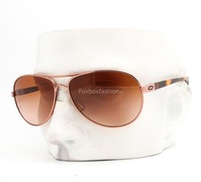 Oakley OO4079-01 Feedback Aviator Sunglasses Rose Gold VR50 Brown w/case picture