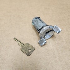 69-77 C3 Corvette Ignition Lock Cylinder with Keys Silver GOOD USED Working OEM picture