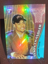 2001-02 Topps Prestine Tyson Chandler RC Refractor Rookie Card #63 picture