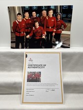 Star Trek Cast of the Final Frontier Autographed Cast Photo Paramount Studios picture