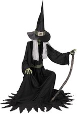 4.3-Ft. Sitting Witch Halloween Animatronic picture