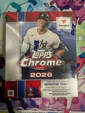 2026 Topps Chrome Baseball Fanatics Exclusive Mega Box Sealed In Hand Ships Now picture