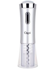 Ozeri Nouveaux Electric Wine Opener with Removable Free Foil Cutter, Refined Sil picture
