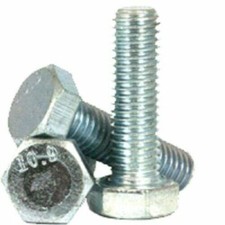 M10-1.5 X 40MM DIN 933 Coarse Hex Cap Screw 10.9 Zinc Plated picture