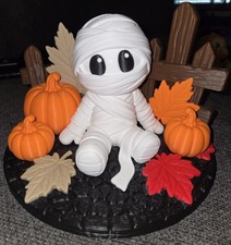 Mumford The Mummy, Our 3D Printed Pumkin Patch Mummy Adorable Fall Decore picture