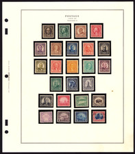 ALBUM READY US Definitive Stamps 1920s Sc# 551~623 Mint in Mounts VF cv$747 _mg picture
