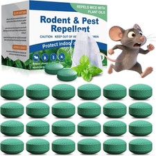 NEW 24 PCS Mouse Rodent Repellent Peppermint Oil Moth Balls for Rats, Squirrels picture