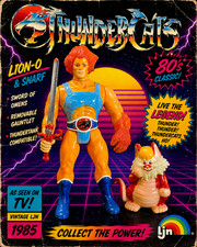 1985 LION-O (ORANGE) • WORKING w/PVC SNARF • VINTAGE LJN THUNDERCATS picture