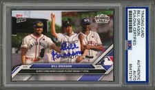 Bill Greason DOUBLE SIGNED 2024 Topps Now #324 MLB Negro League Auto PSA picture
