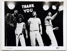 THE WHO Rare Original 1970s Australian Music Industry Promo Photo Track Record picture