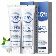 Holydeer Nano-Hydroxyapatite Toothpaste, Mint, 7.5% nHAP, Fluoride-Free, Sens... picture