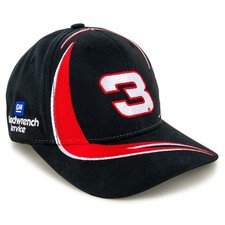 Dale Earnhardt Intimidator Swoosh #3 GM Goodwrench Service Hat Black picture