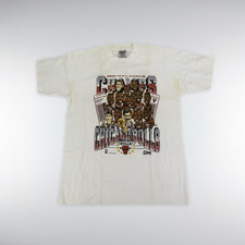 Vintage 1991 Chicago Bulls NBA Champions Caricature T-Shirt Oneita XL NWOT picture