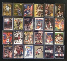 Michael Jordan 15 Card 90s Basketball Lot Inserts, Rookies, HOF picture