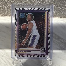 2025-2026 Panini Donruss Optic Adou Thiero White Tiger Prizm SSP Rookie Lakers picture