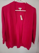 Talbots Womens Pink Cardigan Size XL picture