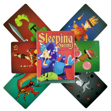 Full English Sleeping Queens Board Game Card Family Gift Wake up Queen Strategy picture