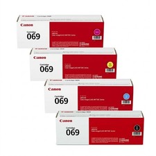 Canon 069 Toner Set – Full Set CMYK (Black, Cyan, Magenta, Yellow) – New/Compati picture
