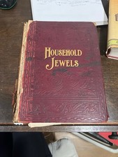 1903 Household Jewels HG Cutler Antique Domestic Recipe Home Remedies Book Gilt picture