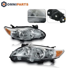Left & Right Headlights Fit For 2011-2013 Toyota Corolla Headlamps Replacement picture