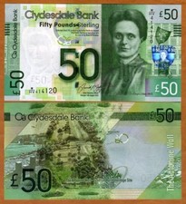 Scotland, Clydesdale Bank, 50 pounds,  2015, P-229L, UNC picture