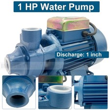1HP Clear Water Pump Electric Centrifugal Self-Priming Industrial Farm Pool Pond picture