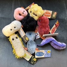 Giant Microbes NWT Plush Lot of 8 - Cavity Clap HIV Hepatitis Stomach Throat picture