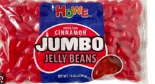 Jumbo Cinnamon Jelly Beans - 2 19oz packs howe jumbo Red Jelly B... picture