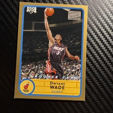 2003-04 Bazooka - Dwyane Wade #252 Gold Layup (RC) picture