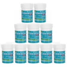 PACK OF 10-Gavscon Advance Chewable Mint Tablet 60ct-EXP-12/2027 picture