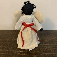 Vintage Black African American Christmas Tree Angel picture