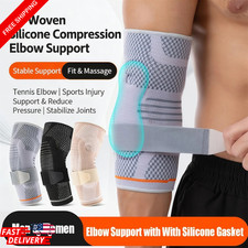 1/2Pcs Elbow Support Brace with Gel Pad for Women & Men Elbow Compression Sleeve picture