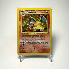 Pokemon TCG Charizard 4/102 Base Set Holo Rare Holo EN 1999 Stage 2 120HP picture