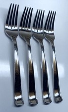 SILVERWARE ~ WILLIAMS SONOMA ~ MONACO ~ Lot of ( 4 ) DINNER FORKS ~ 7 3/4