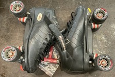 Riedell R3 Cayman Roller Skates Men's Size 11 Black picture